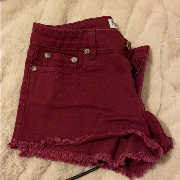 Burgundy Shorts - Picture 2 of 3